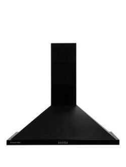 Russell Hobbs Rhsch901B 90Cm Wide Black Steel Chimney Cooker Hood